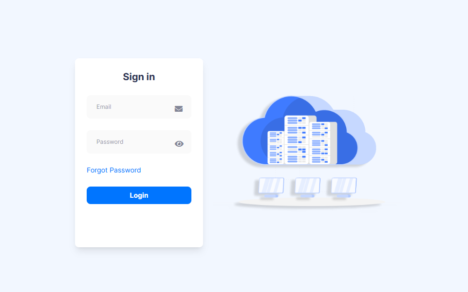 EndUser login Portal